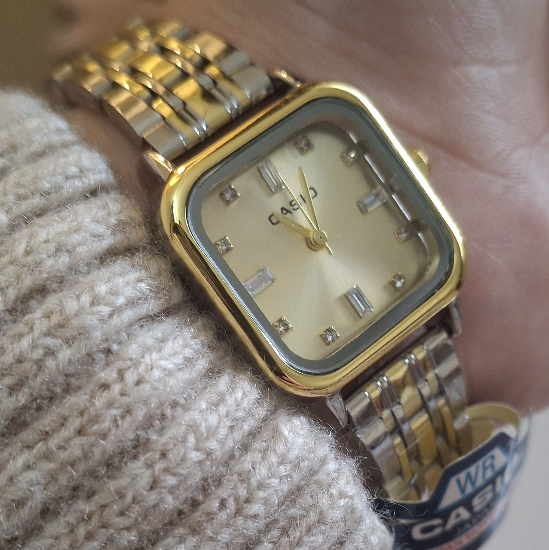 CASIO Carrée gold/silver