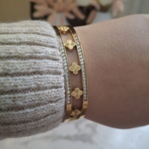 BRACELET TREFLE Doré