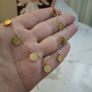 CHAINE RONDELLES Dorée