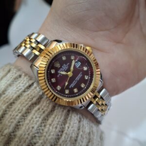 ROLEX Ronde + Dateur Gold/Silver