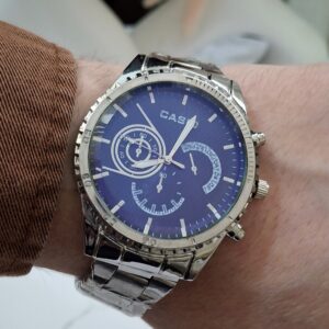 CASIO Ronde Montre + Bague silver