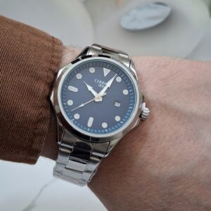 CERRUTI Ronde silver + Dateur