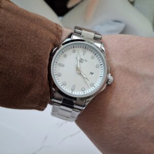 CERRUTI Ronde silver + Dateur