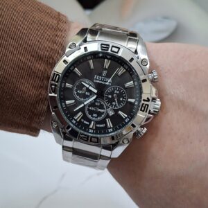 FESTINA Ronde Silver + Dateur