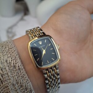 ROLEX Rectangle Gold/Silver