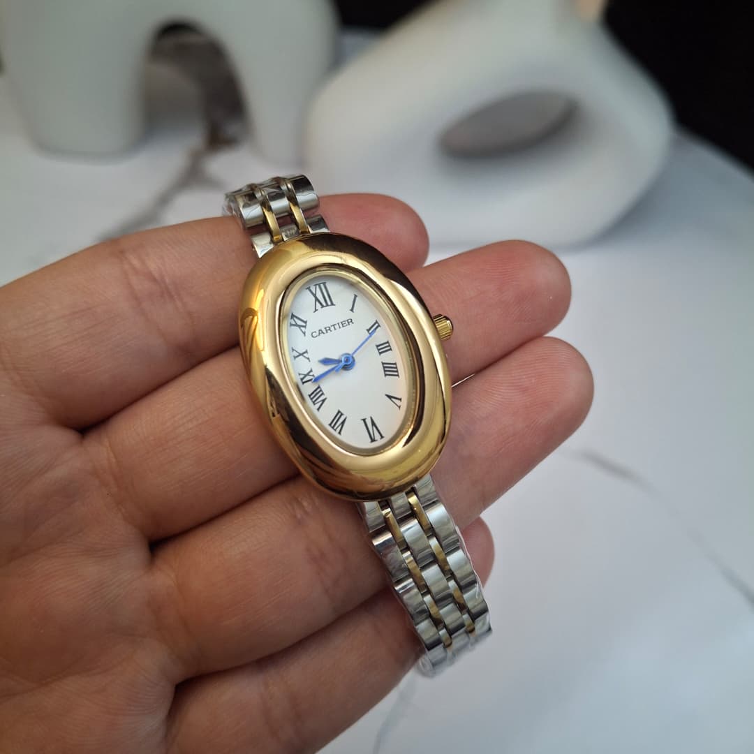 CARTIER Ovale Gold/Silver - الصورة 2