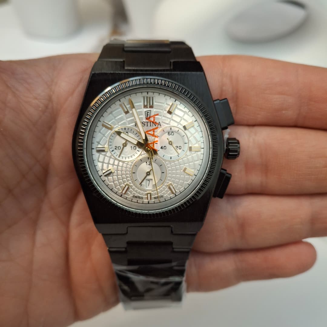 FESTINA Ronde Black + Dateur - الصورة 2