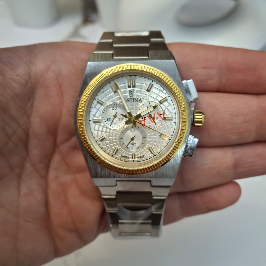 FESTINA Ronde Silver + Dateur - الصورة 2
