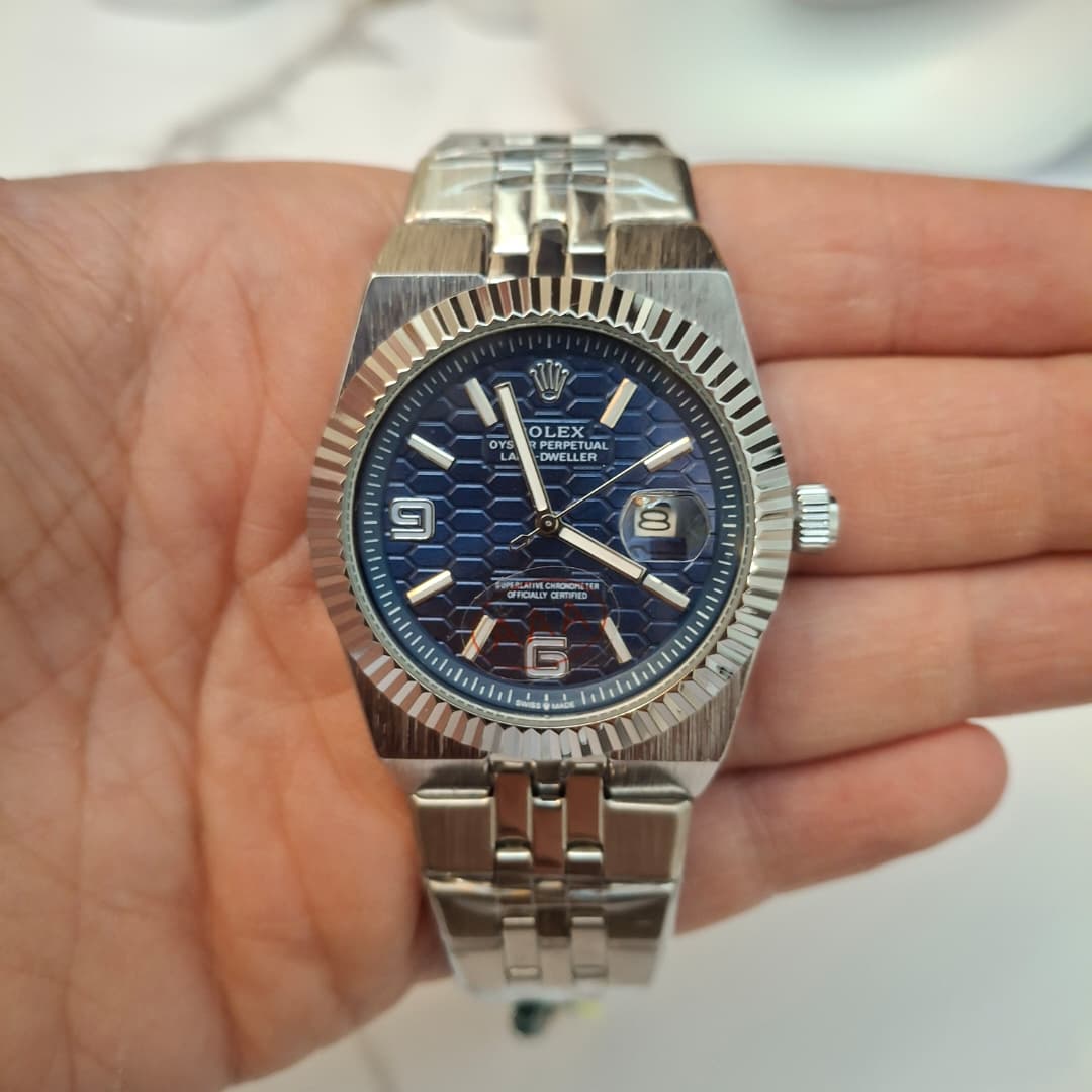 ROLEX Ronde Silver + Dateur - الصورة 2